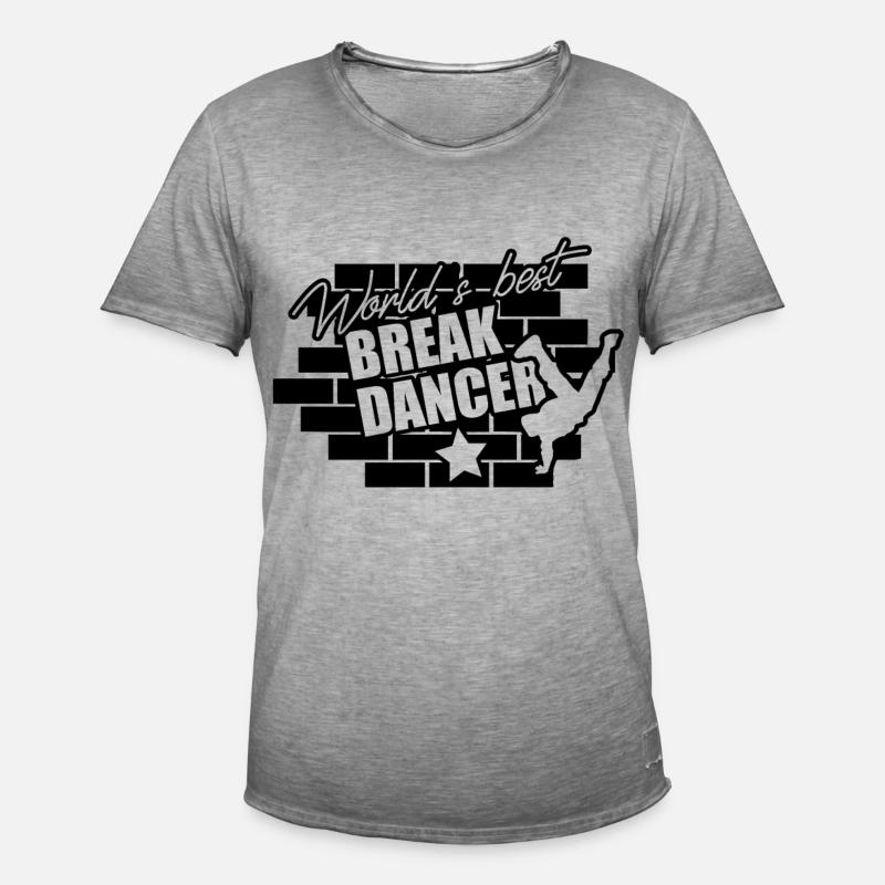Dance Breakdance Breakdancing Breakdancer Gift - Men's Vintage T-Shirt - vintage grey