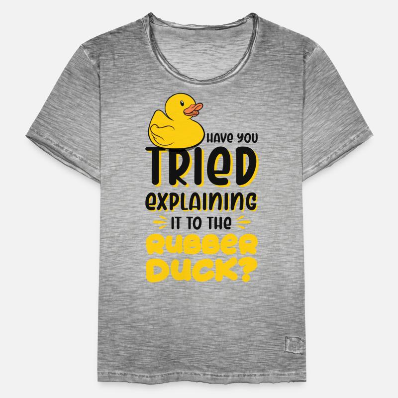 Programmeur Programmation Canard Caoutchouc Canard T-shirt vintage Homme