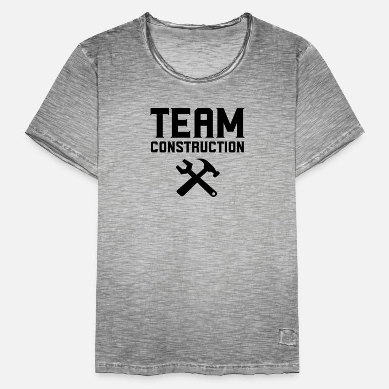 Team construction site construction work occupation construction workers construction Men's Vintage T-Shirt