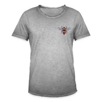 Imker Honigbiene - Imkerei Biene Imker Honig Biene - Männer Vintage T-Shirt - Vintage Grau - Vorne