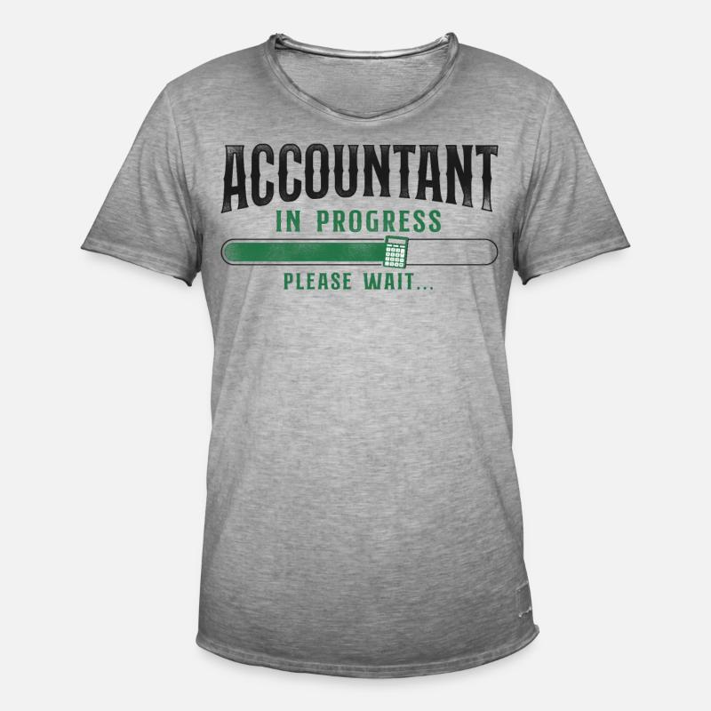 Comptable Comptable Comptable Comptabilité - T-shirt vintage Homme - vintage gris