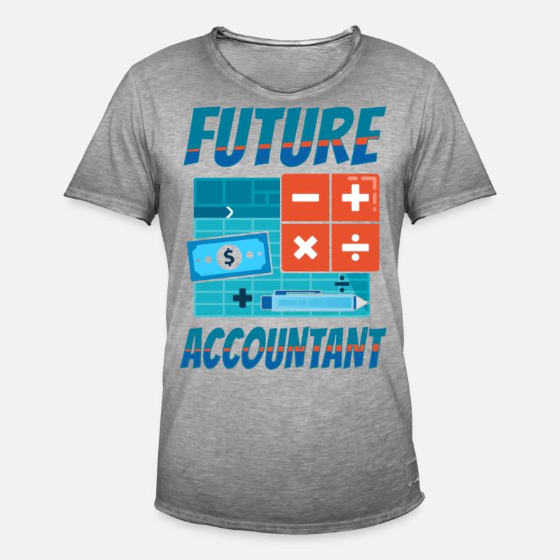 Comptable Comptable Comptable Comptabilité - T-shirt vintage Homme - vintage gris