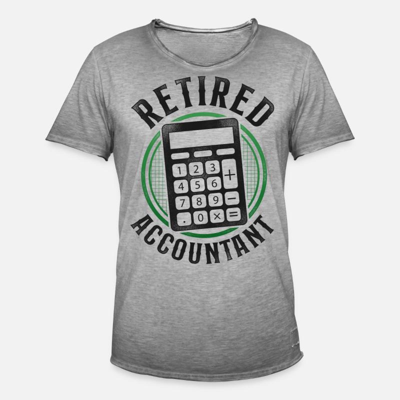 Comptable Comptable Comptable Comptabilité - T-shirt vintage Homme - vintage gris