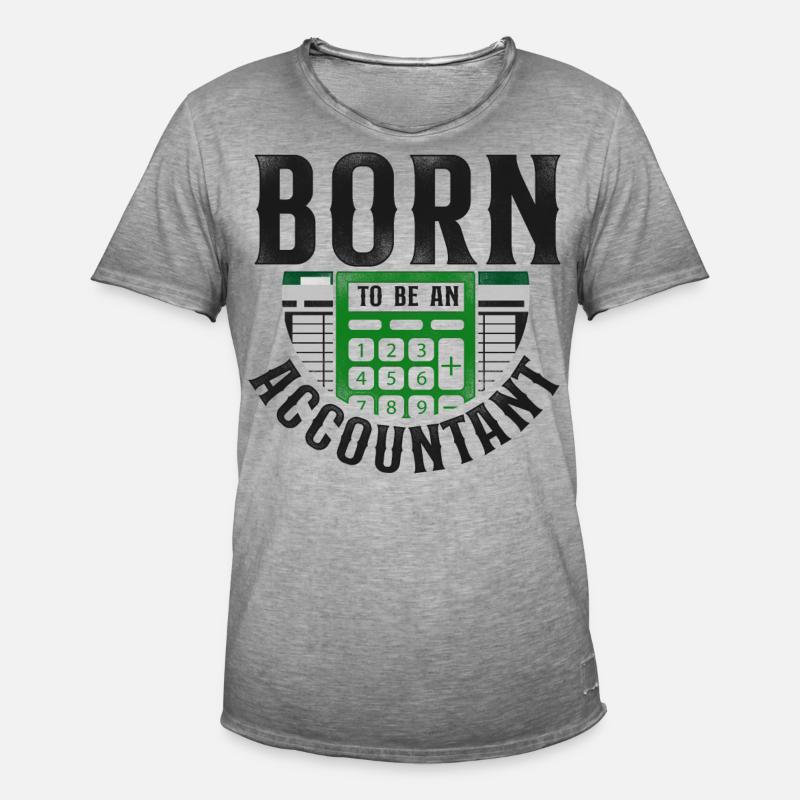 Comptable Comptable Comptable Comptabilité - T-shirt vintage Homme - vintage gris