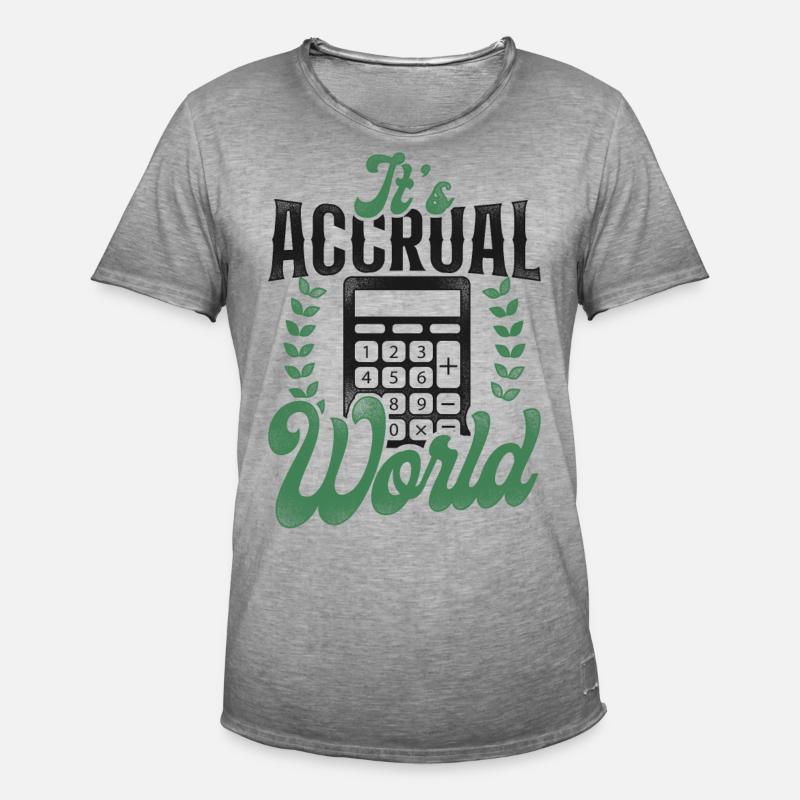 Comptable Comptable Comptable Comptabilité - T-shirt vintage Homme - vintage gris