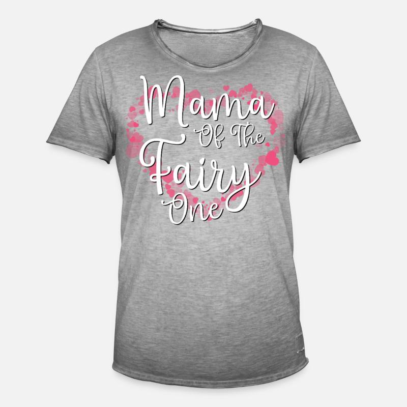 Mama der Fee Eins - Männer Vintage T-Shirt - Vintage Grau
