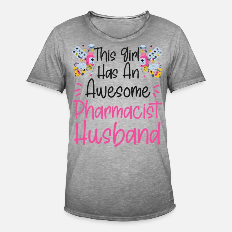 Pharmacy Tech Technician - Männer Vintage T-Shirt - Vintage Grau