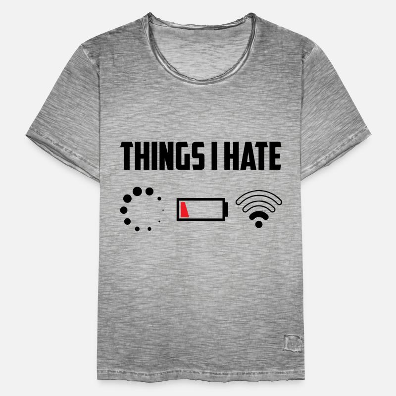 Things I Hate Programmer Coder Coding Developer So Männer Vintage T-Shirt