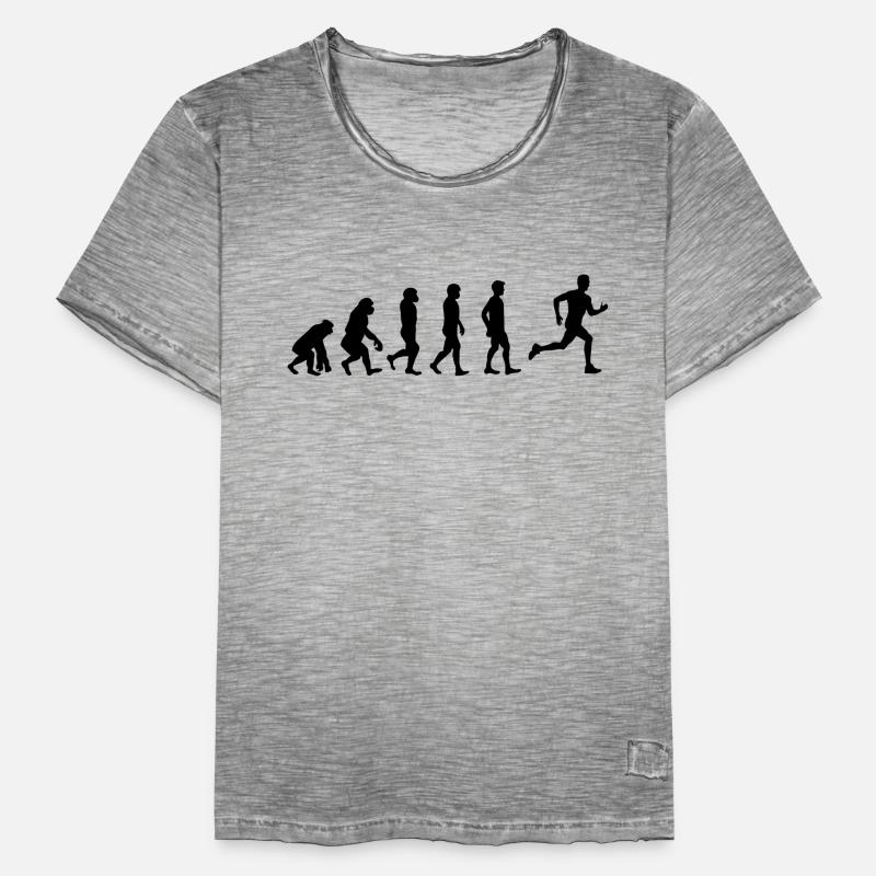 Evolution Running Men's Vintage T-Shirt
