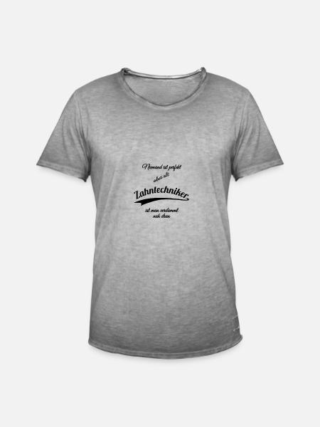 Zahntechniker - Männer Vintage T-Shirt - Vintage Grau