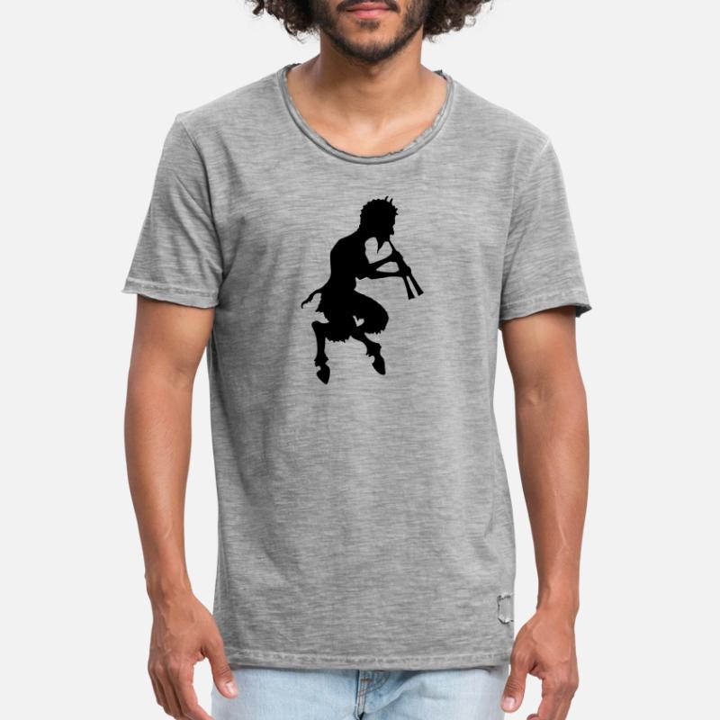 pan faune devil devil T-shirt vintage Homme