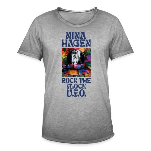 Nina Hagen & rock the flock & u.f.o. - Männer Vintage T-Shirt