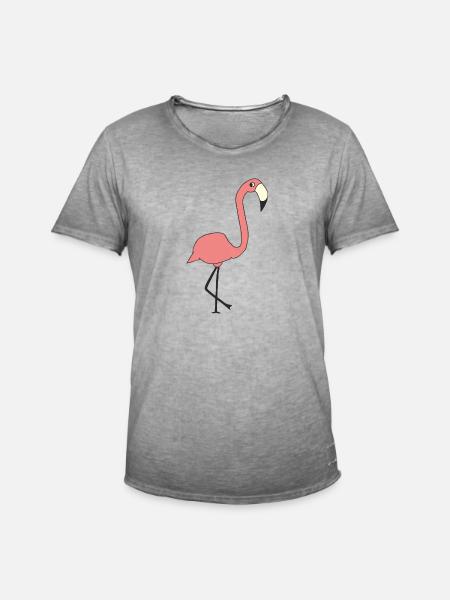 Flamant - T-shirt vintage Homme - vintage gris