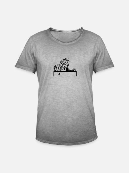 Massage - T-shirt vintage Homme - vintage gris