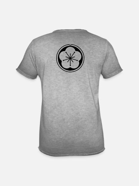 Pflaumenblüte - Männer Vintage T-Shirt - Vintage Grau