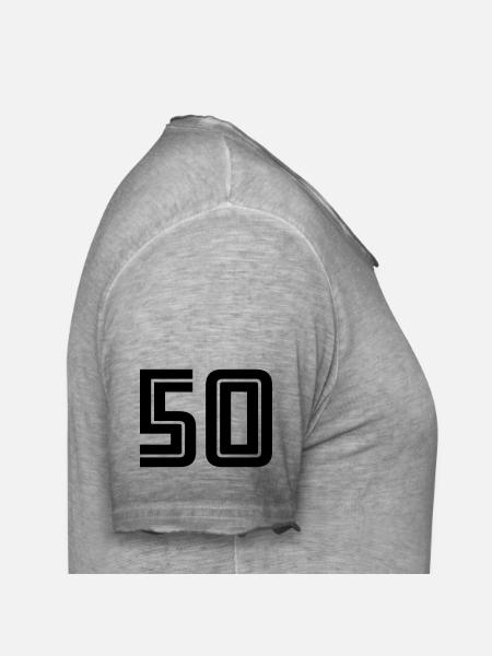 50 - Men's Vintage T-Shirt - vintage grey