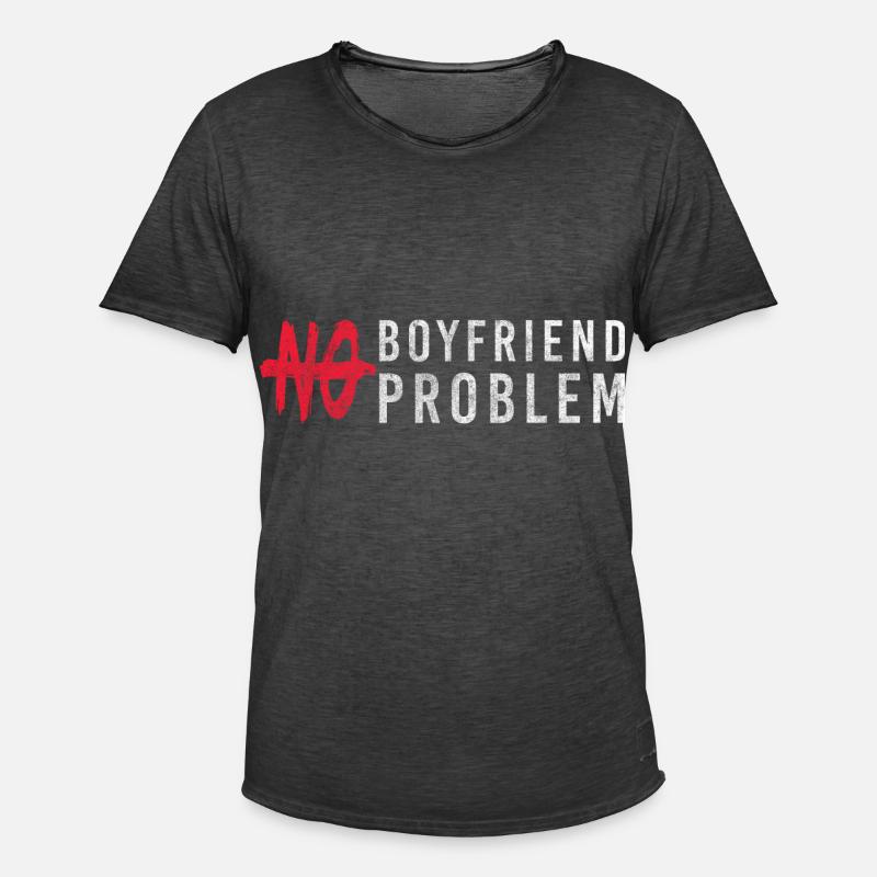 Problem Spaß Satire Sarkasmus - Männer Vintage T-Shirt - Vintage Schwarz
