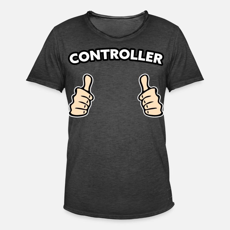 Controller Controlling Geschenkidee - Männer Vintage T-Shirt - Vintage Schwarz