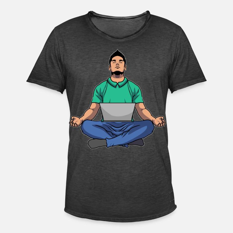 Programmer Coder Software Developer - Men's Vintage T-Shirt - washed black