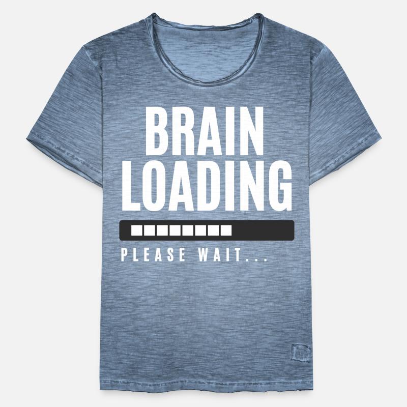 Brain Loading Please Wait Men's Vintage T-Shirt