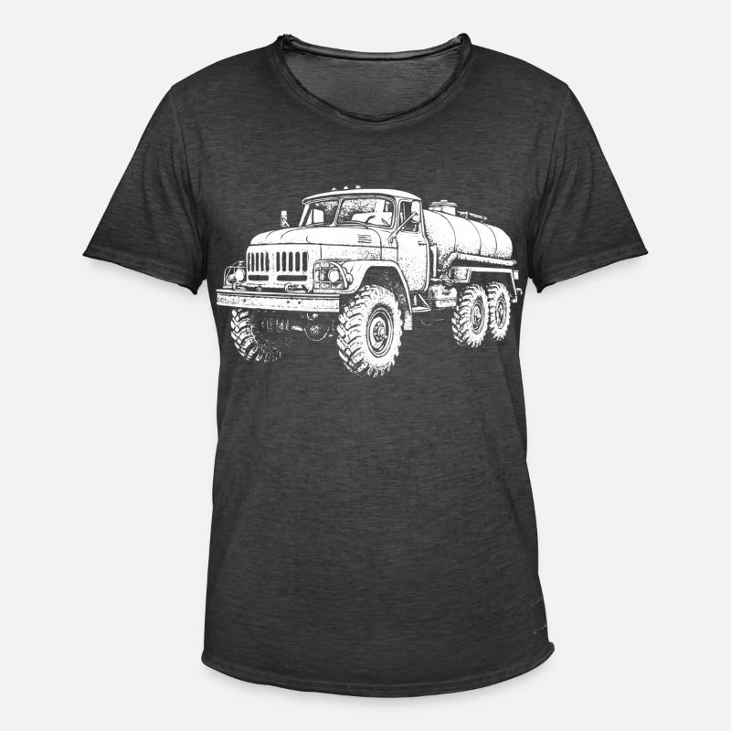 Schwerlast-Koloss Retro - Männer Vintage T-Shirt - Vintage Schwarz