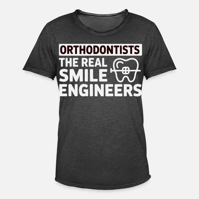 Dental Expert Structural Alignment Engineer Gear  - Men's Vintage T-Shirt - washed black