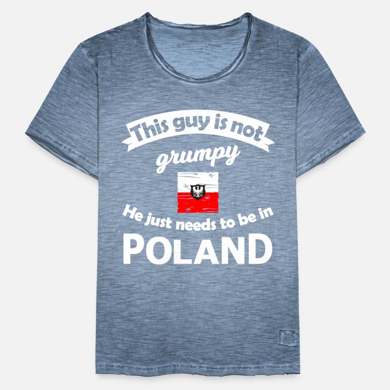 Polen Not Grumpy Tee T-shirt vintage Homme