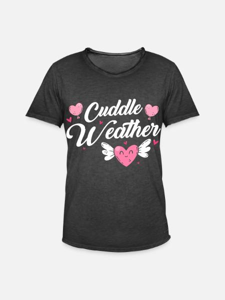 Liebe Umarmung Kinder - Männer Vintage T-Shirt - Vintage Schwarz
