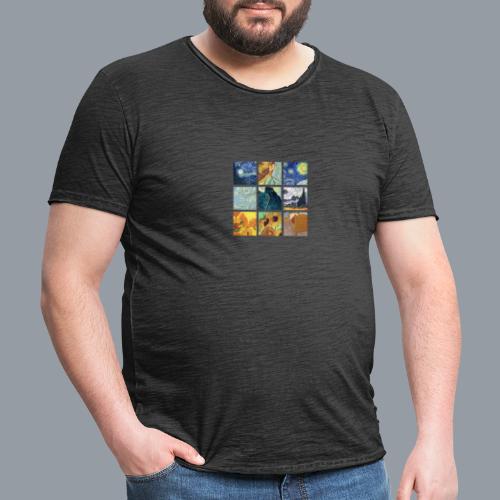 VAN GOGH COLLAGE - Camiseta vintage hombre