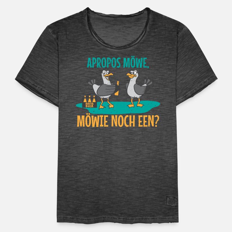 Norddeutsche mit Plattdeutsch & Bier oder Schnaps Männer Vintage T-Shirt