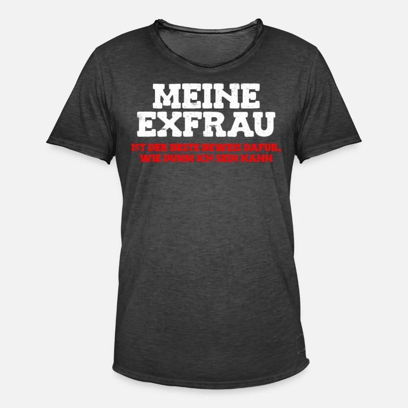 Scheidungsparty Finally Divorced Scheidung - Männer Vintage T-Shirt - Vintage Schwarz