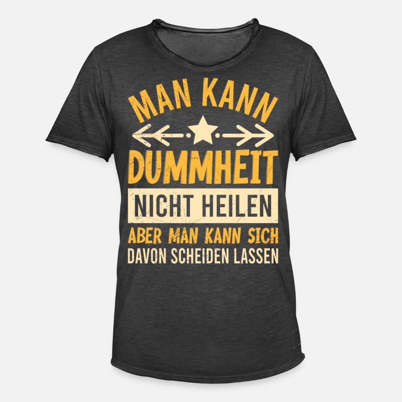 Scheidungsparty cooler Ex Mann Scheidung - Männer Vintage T-Shirt - Vintage Schwarz