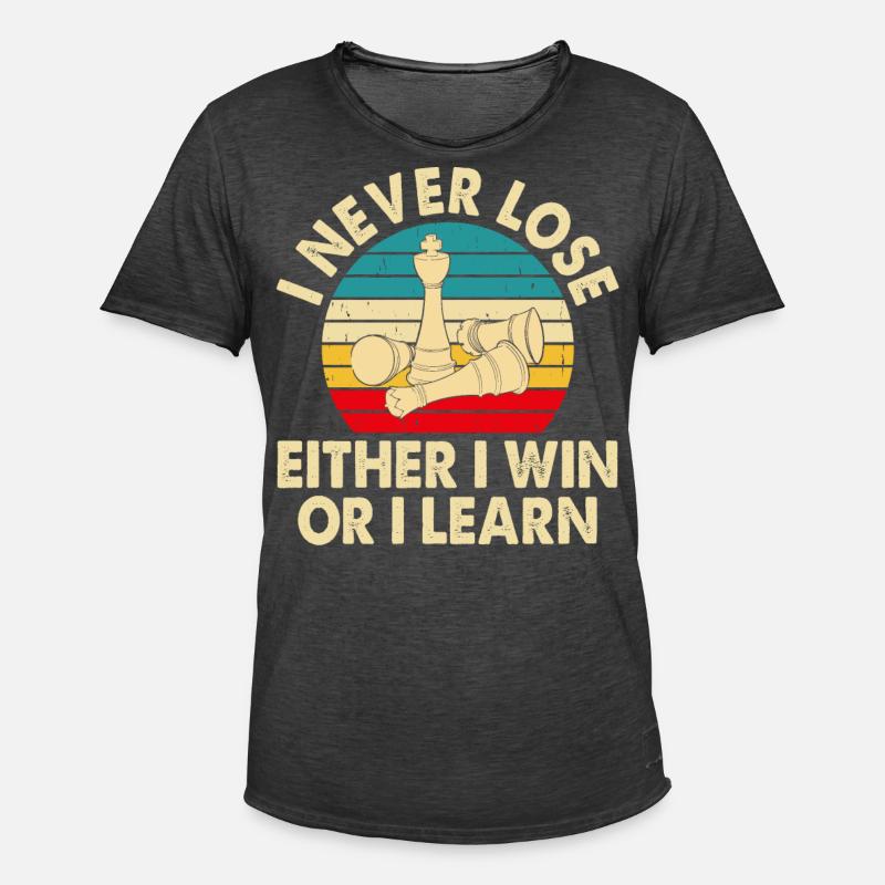 Schach - Männer Vintage T-Shirt - Vintage Schwarz
