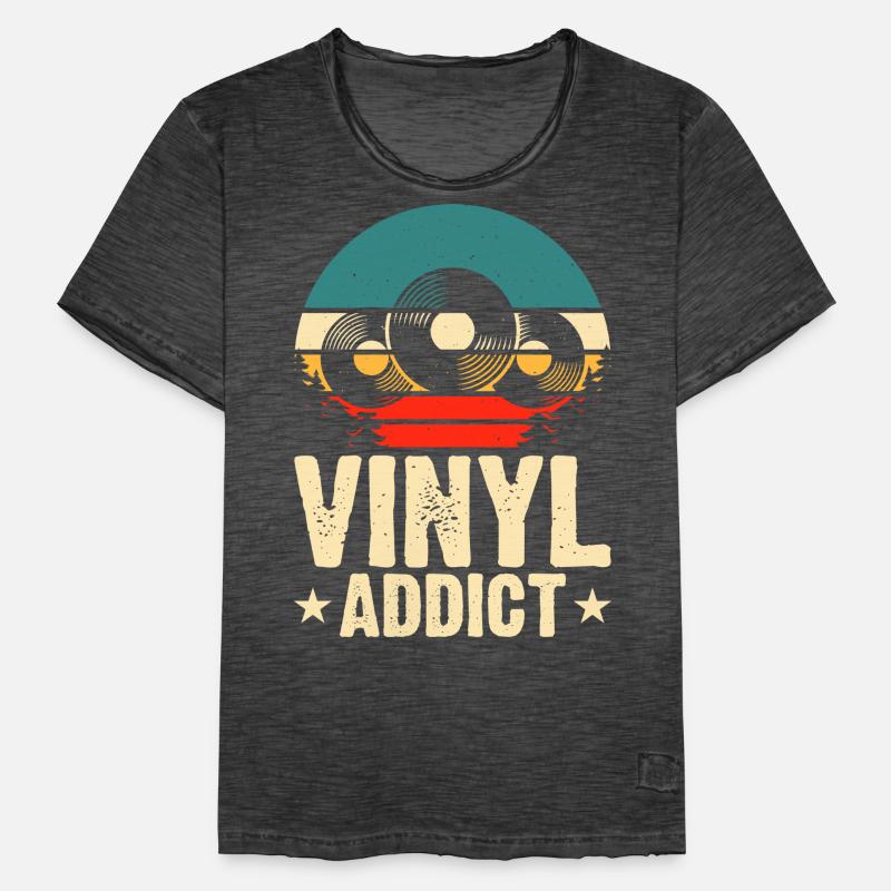Vinyl Addict Men's Vintage T-Shirt