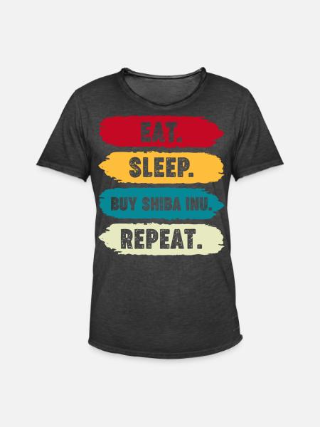 Crypto Cryptocurrency - Men's Vintage T-Shirt - washed black