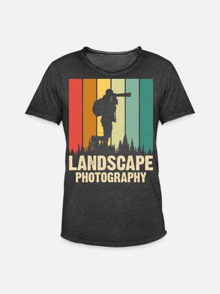Photographe - T-shirt vintage Homme - noir vintage