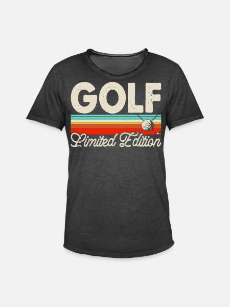 Golf Golfeur - T-shirt vintage Homme - noir vintage
