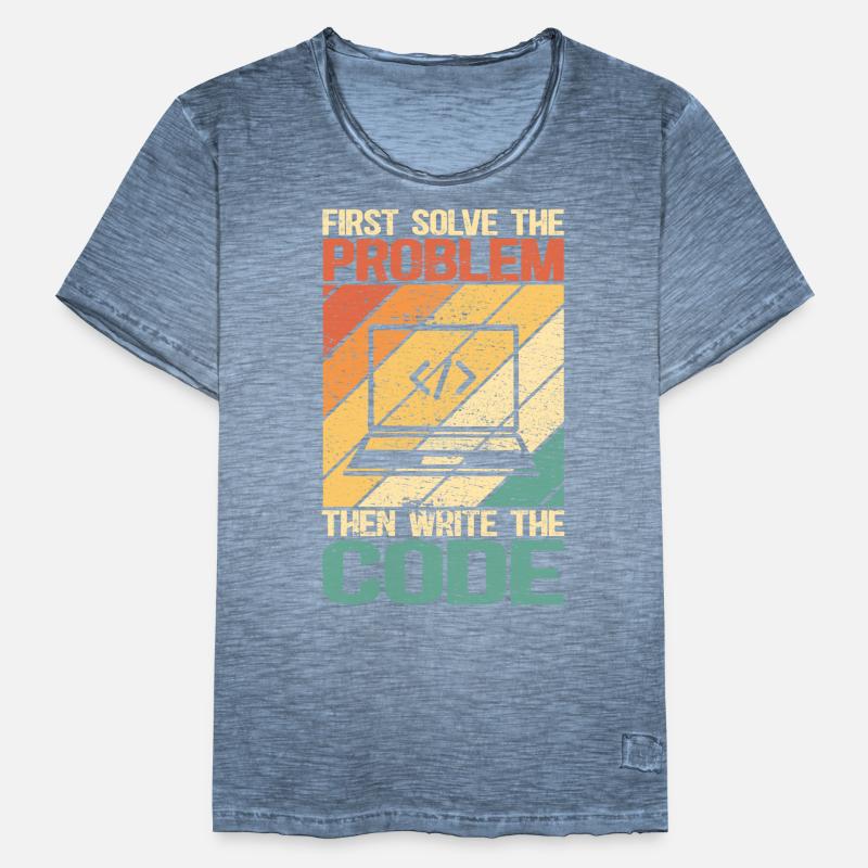 Programmierer Software-Entwickler | programmieren Männer Vintage T-Shirt