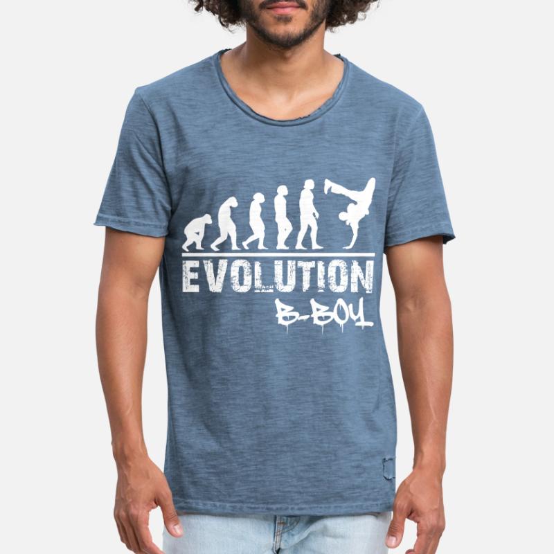 Breakdance Evolution B-Boy Breakdancer Geschenk Männer Vintage T-Shirt