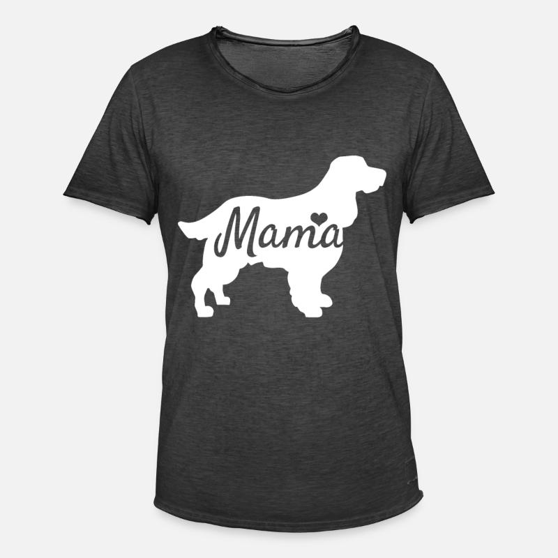 Cocker Spaniel - Männer Vintage T-Shirt - Vintage Schwarz