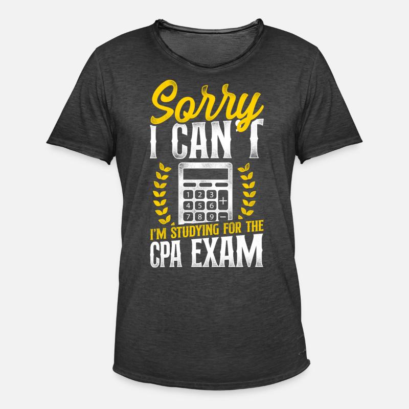 Comptable Comptable Comptable Comptabilité - T-shirt vintage Homme - noir vintage