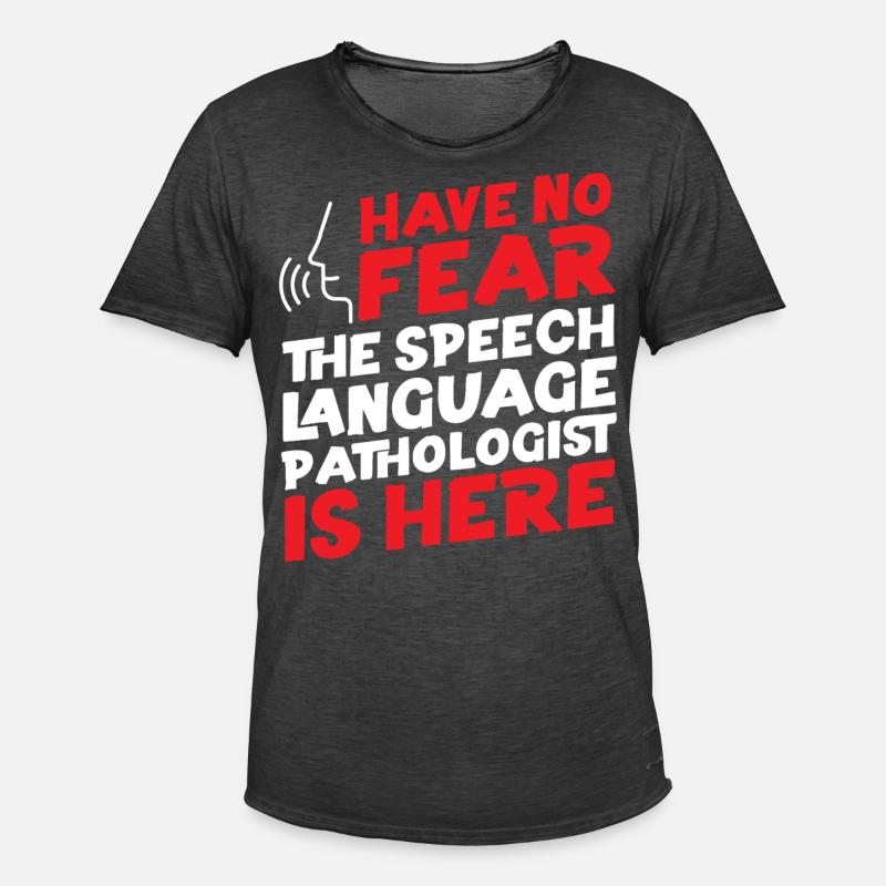 Speech Therapist Therapy Assistant - Männer Vintage T-Shirt - Vintage Schwarz