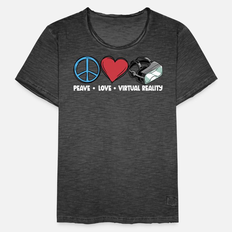 Virtual Reality VR Gift Men's Vintage T-Shirt