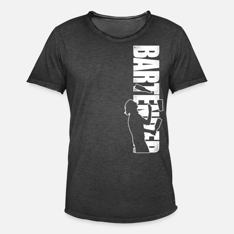 Bartender Mixologist Bartender - Männer Vintage T-Shirt - Vintage Schwarz