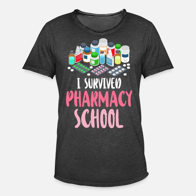Pharmacy Tech Technician - Männer Vintage T-Shirt - Vintage Schwarz