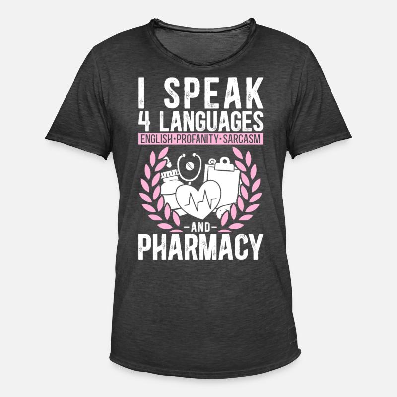 Pharmacy Tech Technician - Männer Vintage T-Shirt - Vintage Schwarz