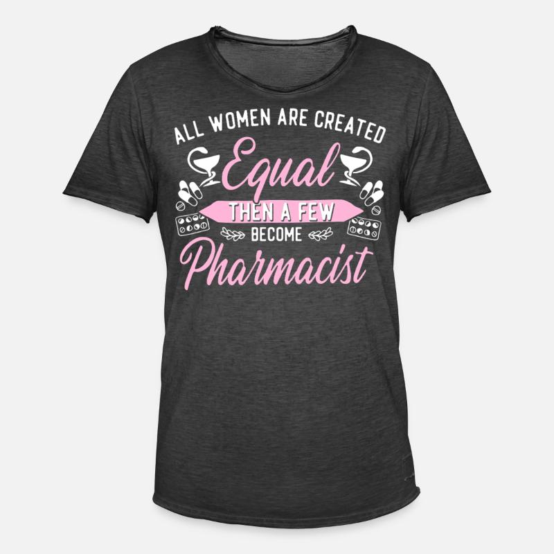 Pharmacy Tech Technician - Men's Vintage T-Shirt - washed black