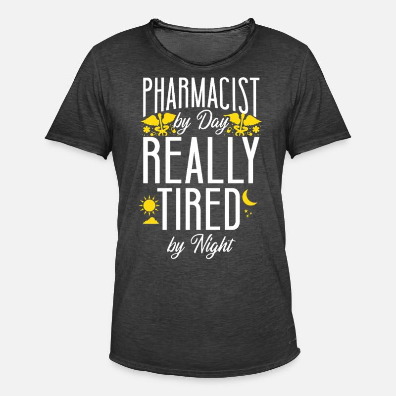 Pharmacy Tech Technician - Männer Vintage T-Shirt - Vintage Schwarz