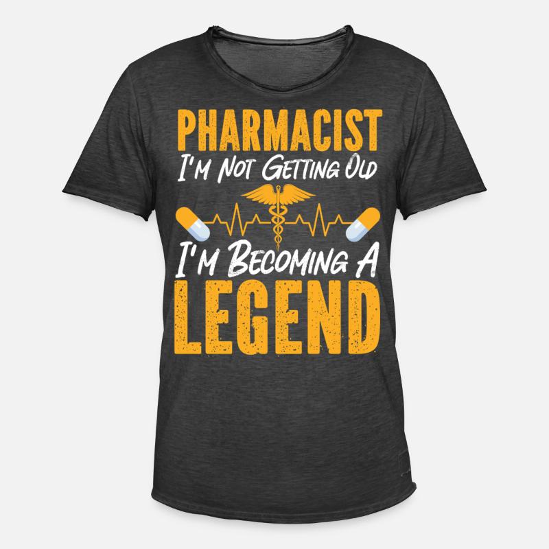 Pharmacy Tech Technician - Männer Vintage T-Shirt - Vintage Schwarz