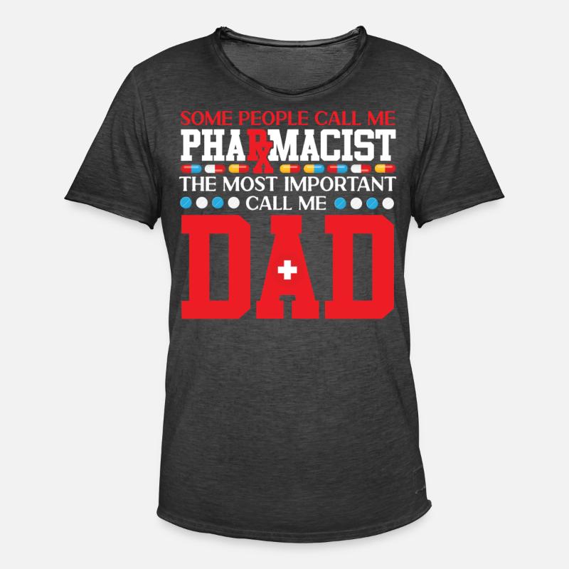 Pharmacy Tech Technician - Männer Vintage T-Shirt - Vintage Schwarz